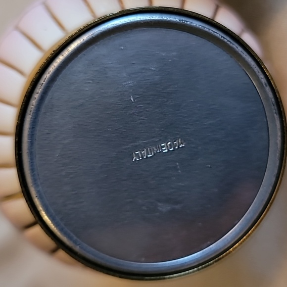 Capodimonte Vintage Porcelain And Brass Salt Shaker And Pepper Grinder NIB NEW - Picture 10 of 10